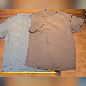 Men's XL Lululemon Gray and Brown T-Shirts